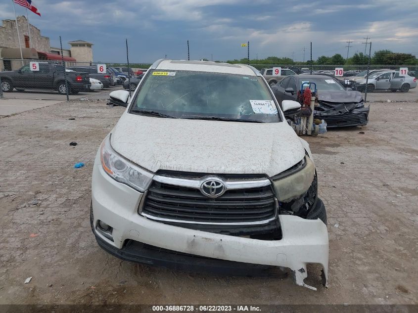 2016 TOYOTA HIGHLANDER LIMITED - 5TDYKRFH5GS141247