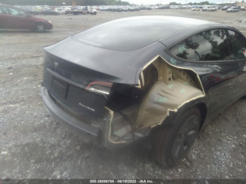 2022 TESLA MODEL 3 - 5YJ3E1EB2NF274534