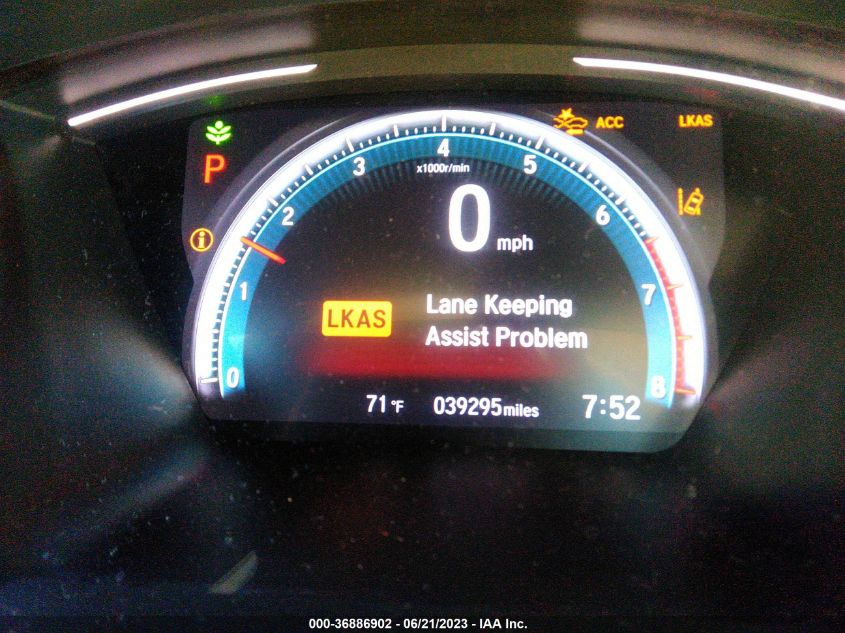2019 HONDA CIVIC SEDAN EX - 19XFC1F38KE213037