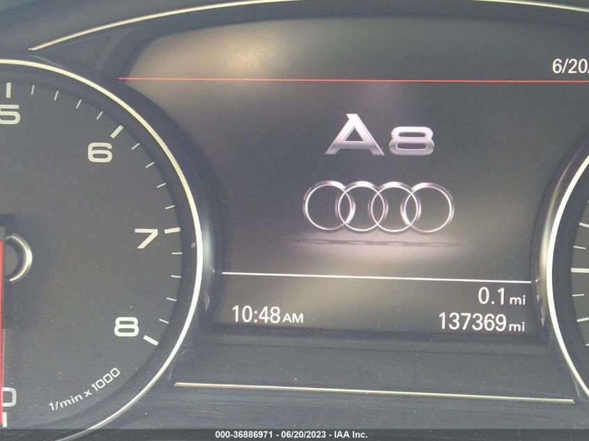 2014 AUDI A8 L 3.0T - WAURGAFD3EN002187