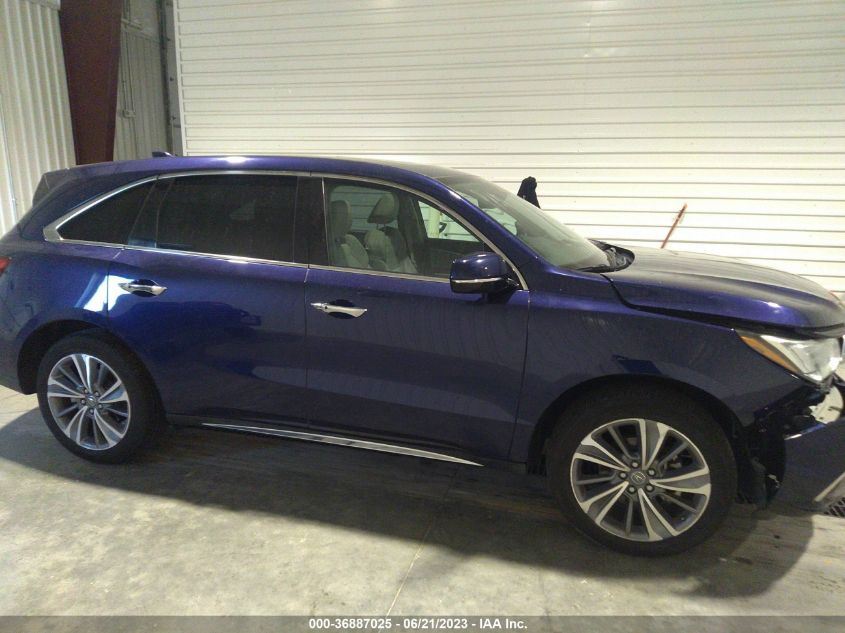 2018 ACURA MDX W/TECHNOLOGY PKG - 5J8YD3H51JL004262