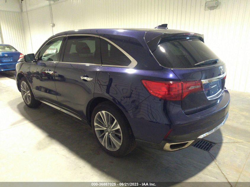 2018 ACURA MDX W/TECHNOLOGY PKG - 5J8YD3H51JL004262