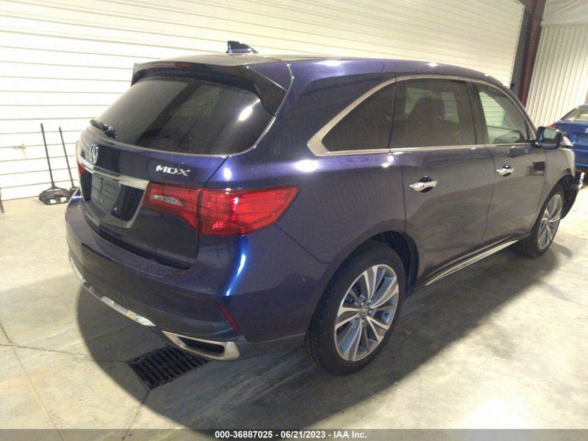 2018 ACURA MDX W/TECHNOLOGY PKG - 5J8YD3H51JL004262