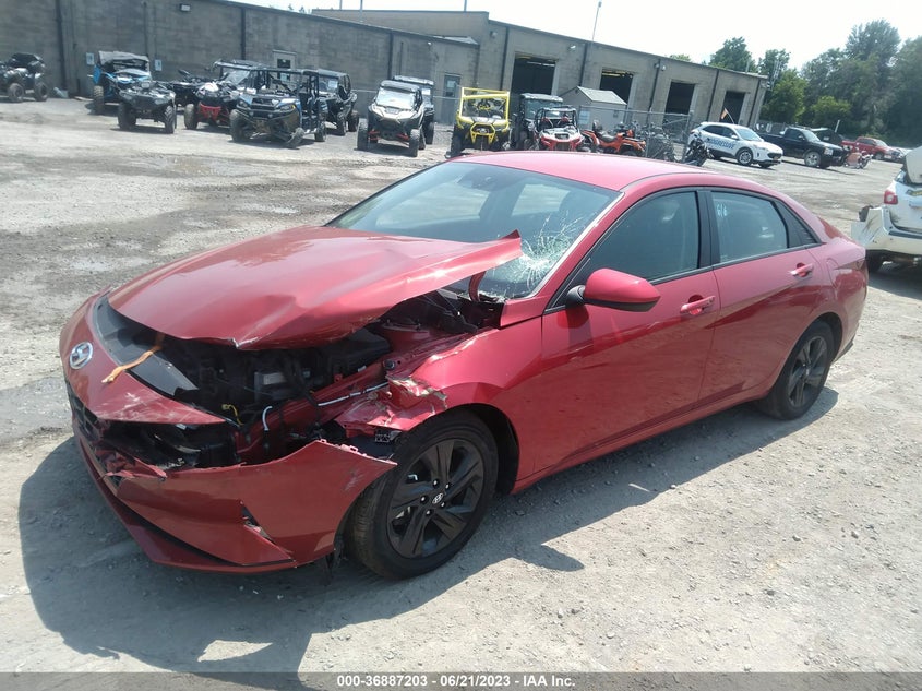 VIN 5NPLM4AG3MH035922 2021 HYUNDAI ELANTRA SEL