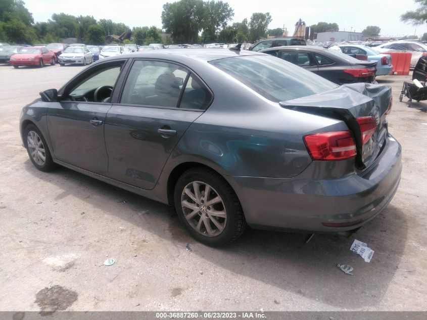 2015 VOLKSWAGEN JETTA SEDAN 1.8T SE - 3VWD17AJXFM325191