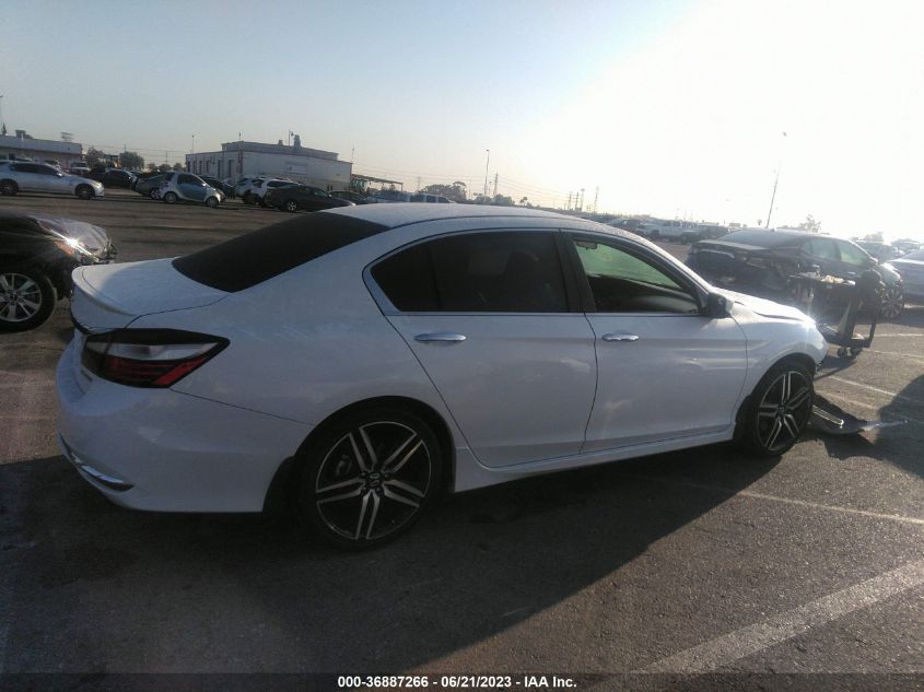 2017 HONDA ACCORD SEDAN SPORT - 1HGCR2F52HA036572