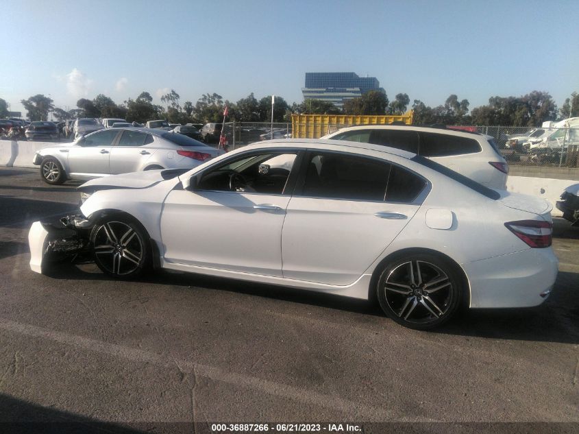 2017 HONDA ACCORD SEDAN SPORT - 1HGCR2F52HA036572