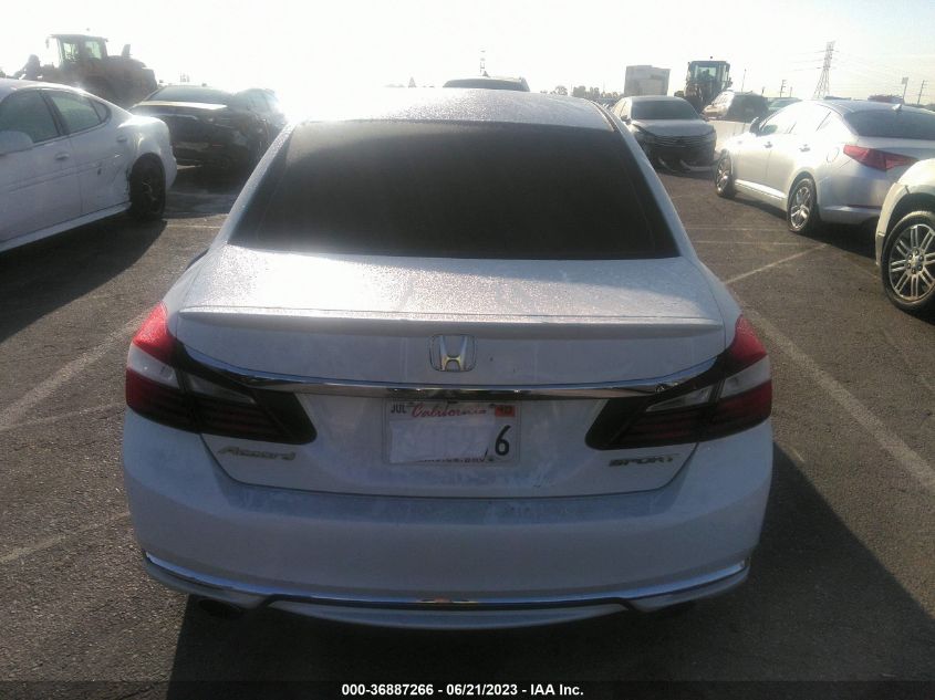 2017 HONDA ACCORD SEDAN SPORT - 1HGCR2F52HA036572