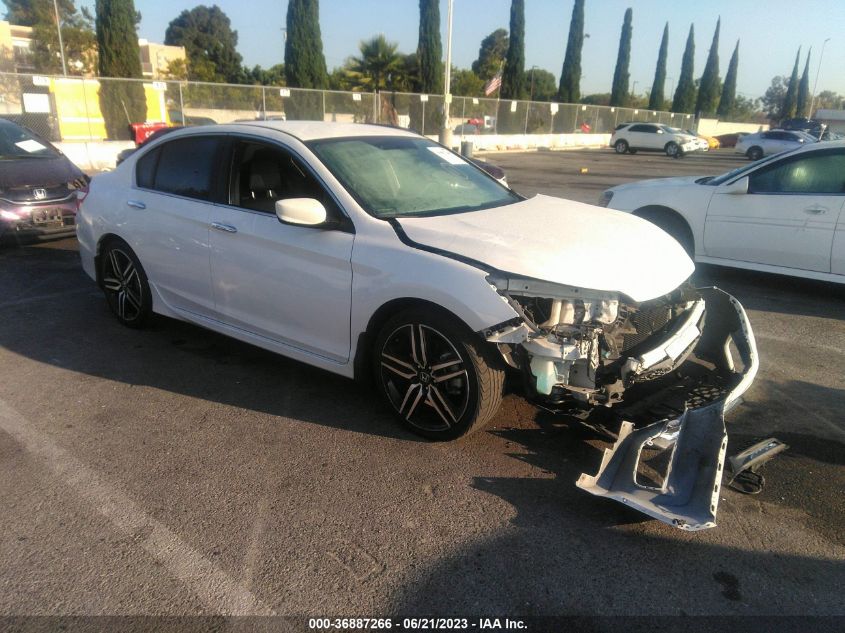 2017 HONDA ACCORD SEDAN SPORT - 1HGCR2F52HA036572