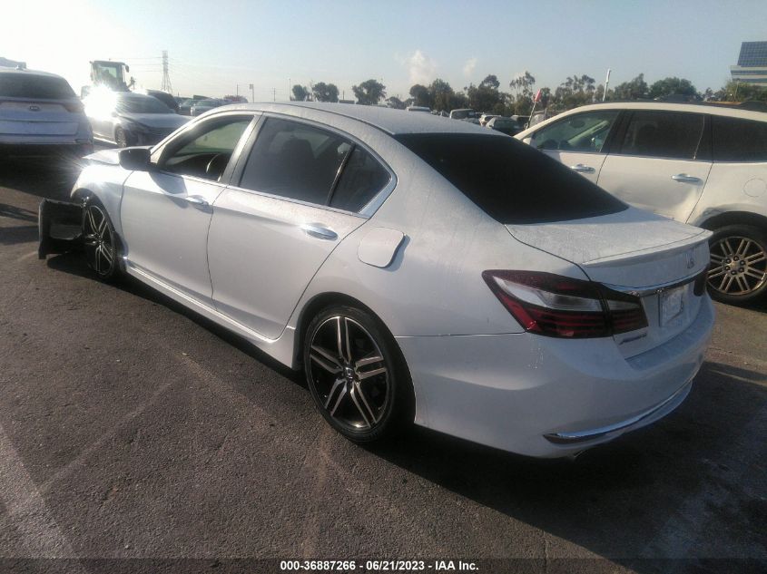 2017 HONDA ACCORD SEDAN SPORT - 1HGCR2F52HA036572