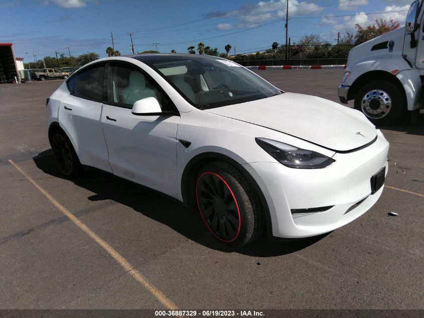 2022 TESLA MODEL Y PERFORMANCE - 7SAYGDEF9NF382334