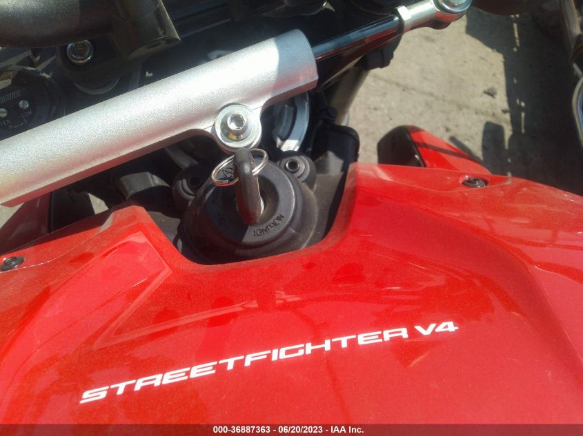 2022 DUCATI STREETFIGHTER V4/V4S ZDMFAKNW6NB007048