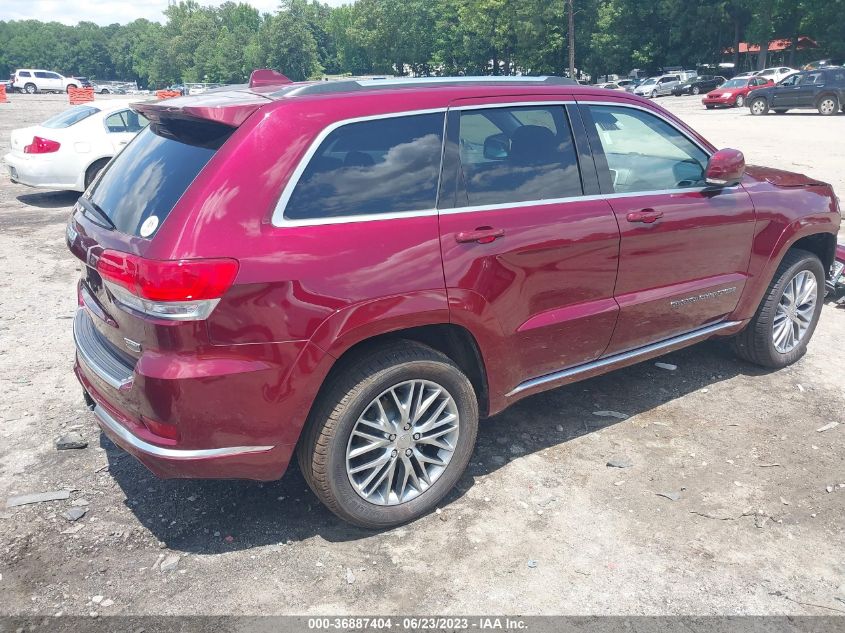 2018 JEEP GRAND CHEROKEE SUMMIT - 1C4RJEJG0JC110818