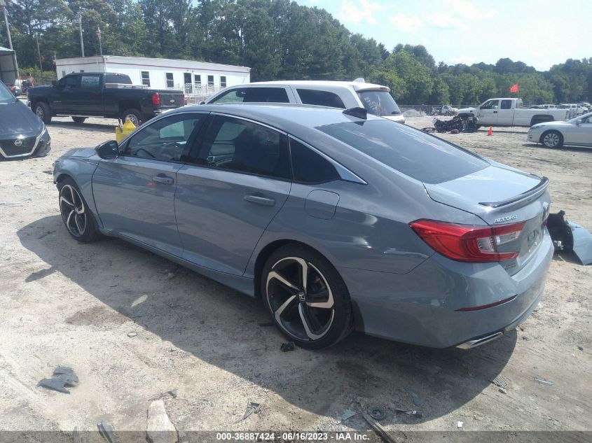 2022 HONDA ACCORD SEDAN SPORT - 1HGCV1F39NA106455