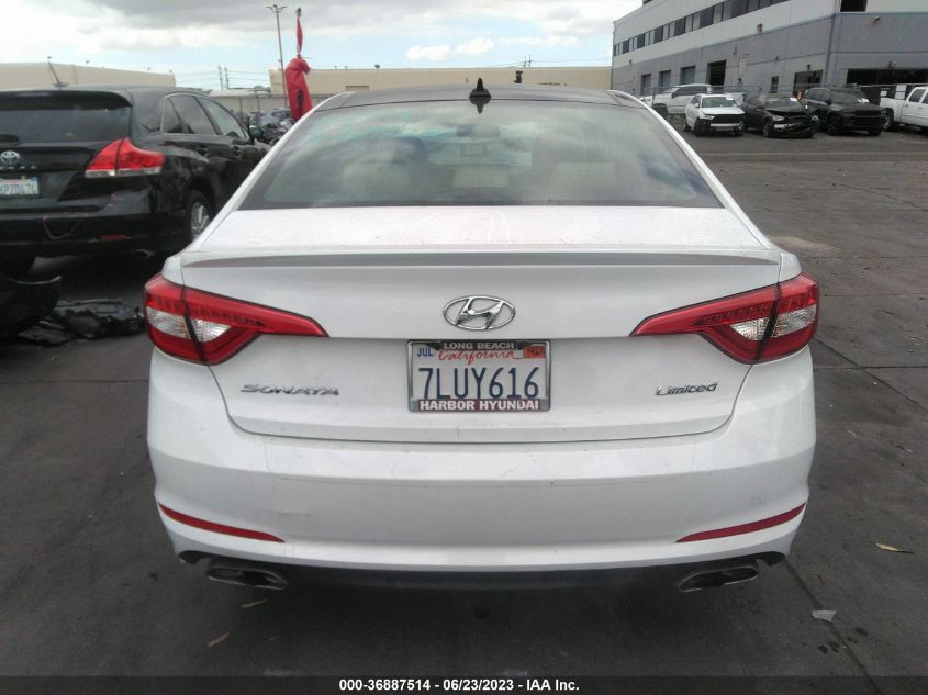 2015 HYUNDAI SONATA 2.4L LIMITED - 5NPE34AF8FH218187