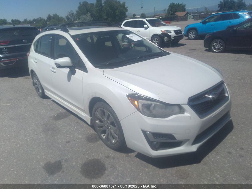 2015 SUBARU IMPREZA WAGON 2.0I SPORT LIMITED - JF1GPAZ64FH265088