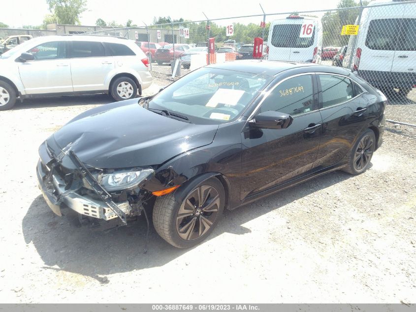 2018 HONDA CIVIC HATCHBACK EX - SHHFK7H53JU412914