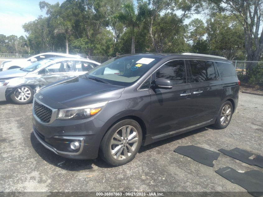 2016 KIA SEDONA SXL - KNDME5C18G6147503