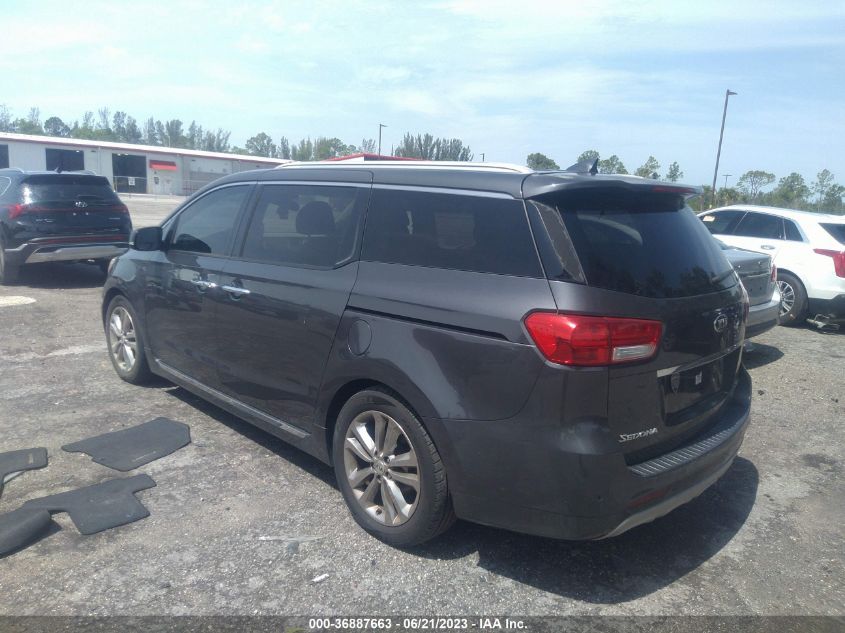 2016 KIA SEDONA SXL - KNDME5C18G6147503