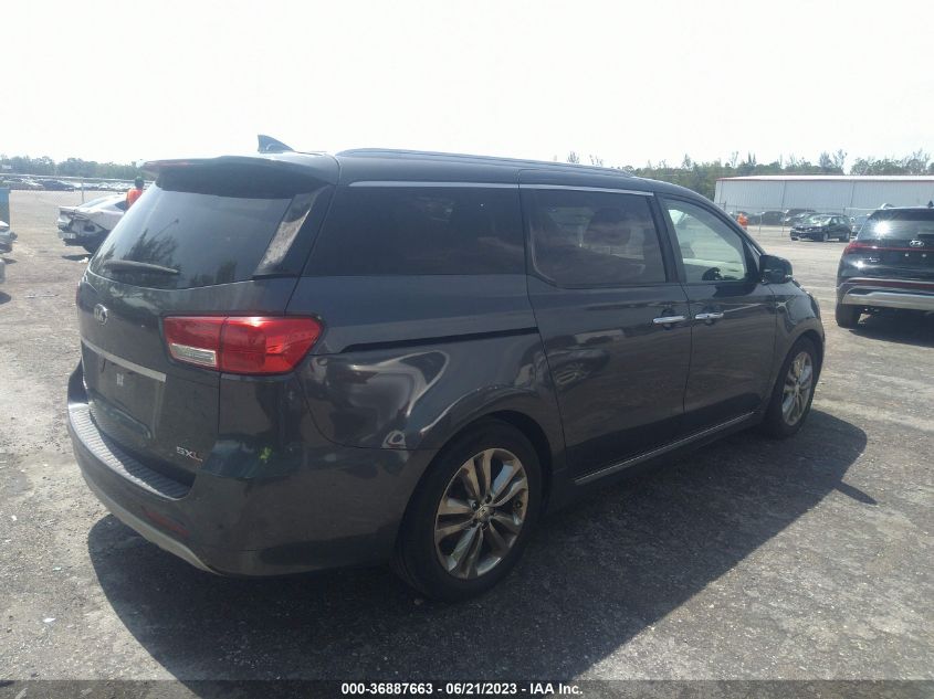 2016 KIA SEDONA SXL - KNDME5C18G6147503