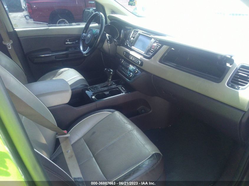 2016 KIA SEDONA SXL - KNDME5C18G6147503