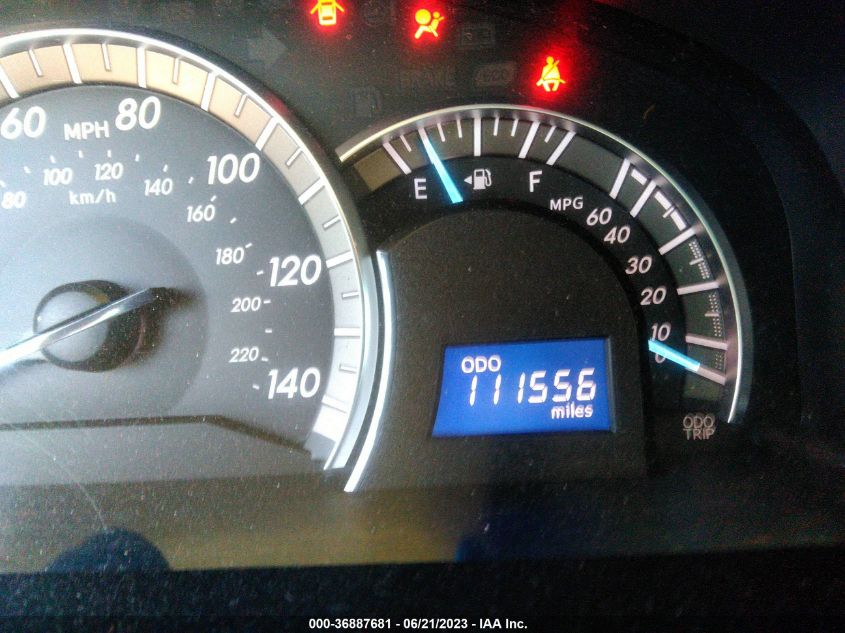 2013 TOYOTA CAMRY LE - 4T1BF1FK8DU681251