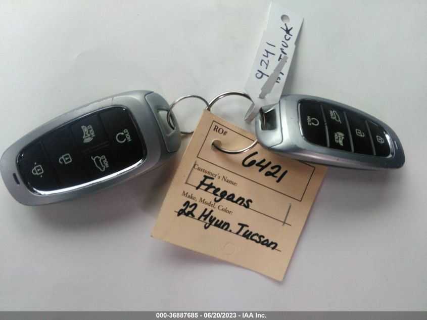 2022 HYUNDAI TUCSON SEL - 5NMJFCAE4NH076469