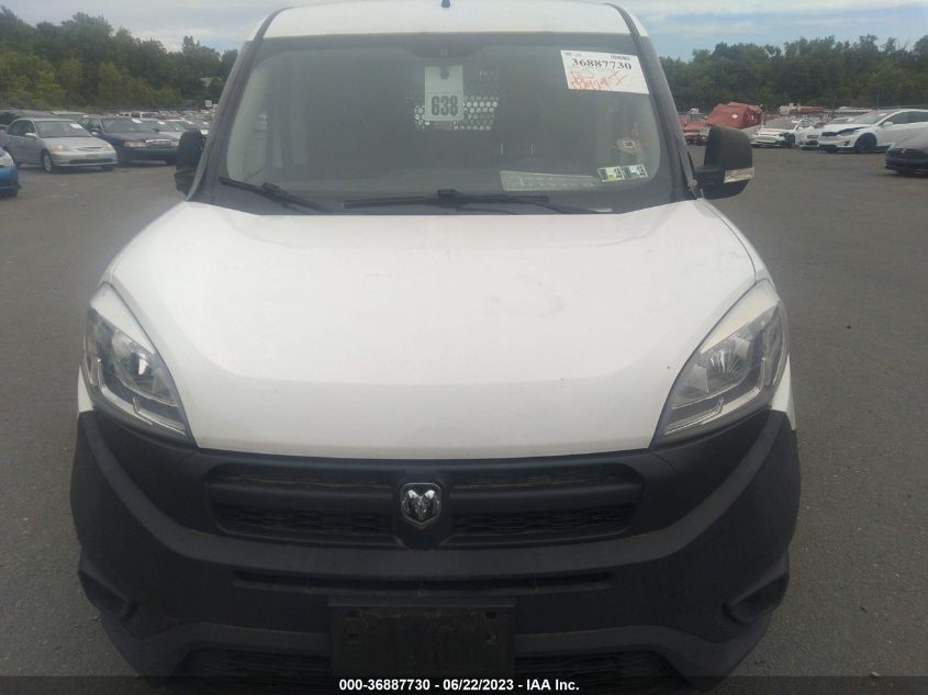 2017 RAM PROMASTER CITY CARGO VAN TRADESMAN ZFBERFAB3H6E58791