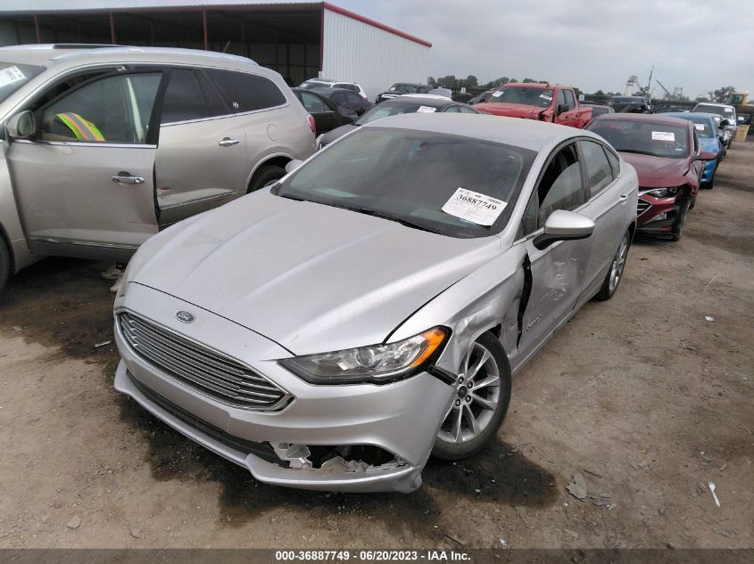 2017 FORD FUSION SE HYBRID - 3FA6P0LU2HR265413