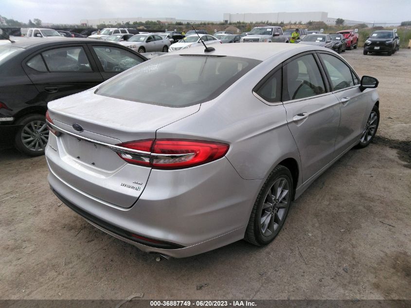 2017 FORD FUSION SE HYBRID - 3FA6P0LU2HR265413