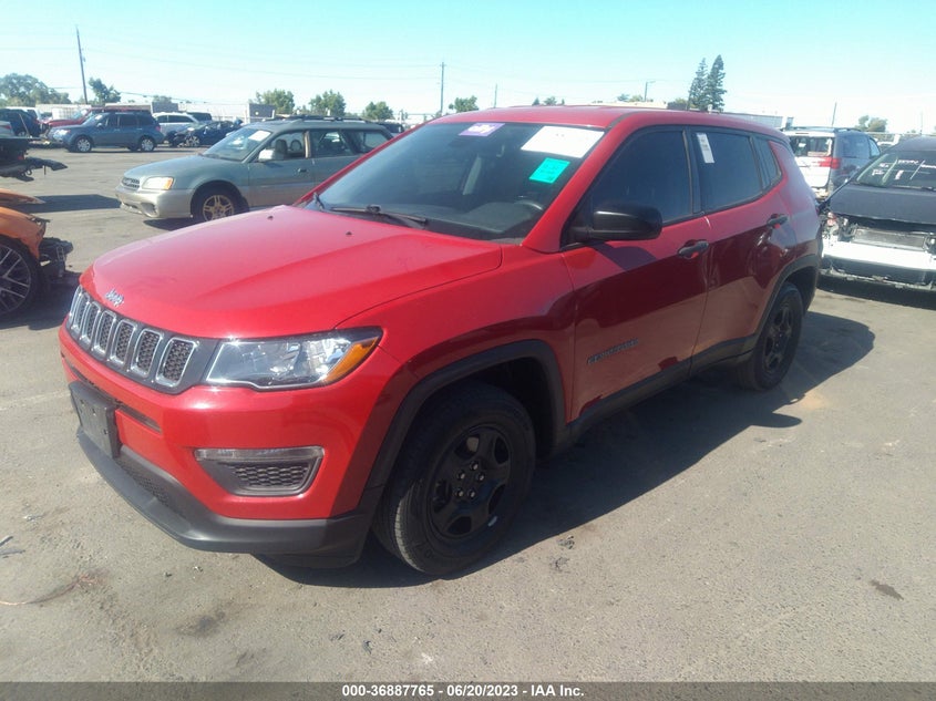 VIN 3C4NJCABXKT652392 2019 JEEP COMPASS SPORT