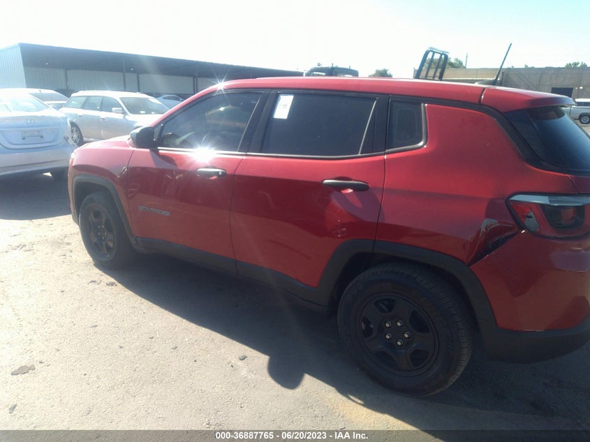 VIN 3C4NJCABXKT652392 2019 JEEP COMPASS SPORT