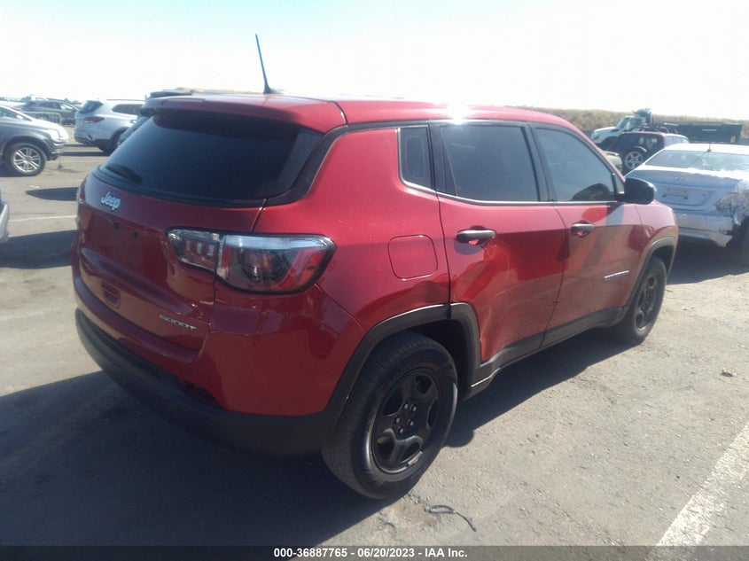 VIN 3C4NJCABXKT652392 2019 JEEP COMPASS SPORT