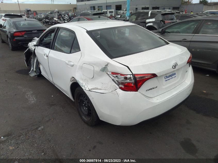 2019 TOYOTA COROLLA LE - 2T1BURHEXKC222426