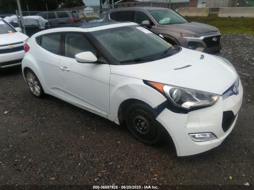 2013 HYUNDAI VELOSTER W/GRAY INT - KMHTC6AD9DU095984