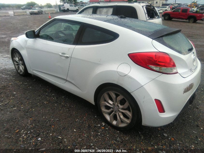 2013 HYUNDAI VELOSTER W/GRAY INT - KMHTC6AD9DU095984