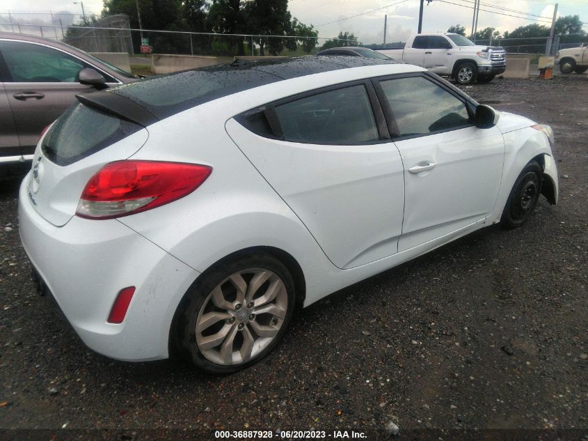 2013 HYUNDAI VELOSTER W/GRAY INT - KMHTC6AD9DU095984