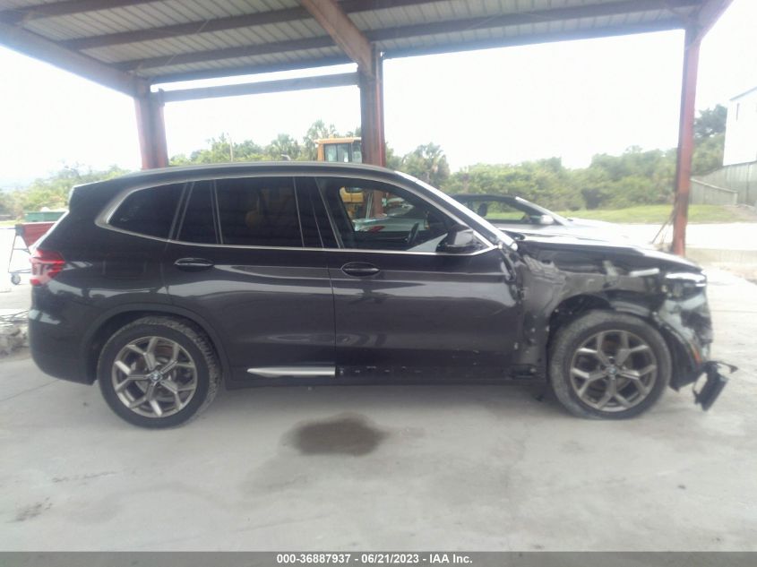 2021 BMW X3 XDRIVE30I - 5UXTY5C01M9D71721