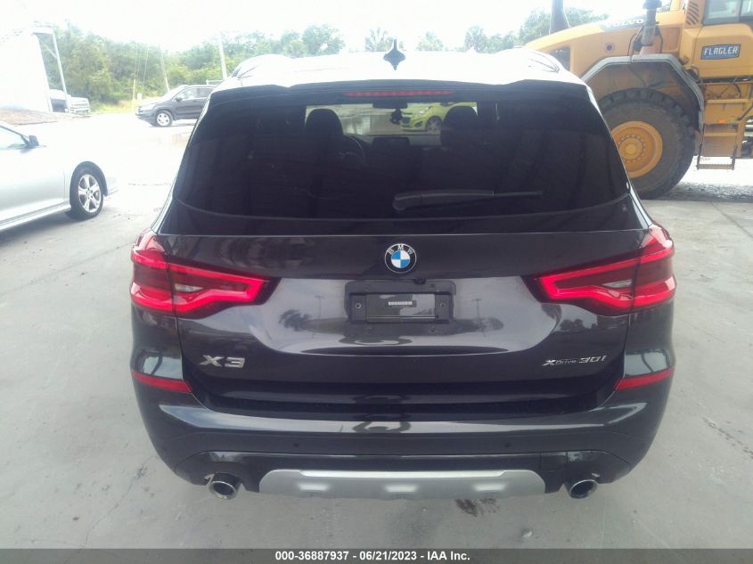 2021 BMW X3 XDRIVE30I - 5UXTY5C01M9D71721