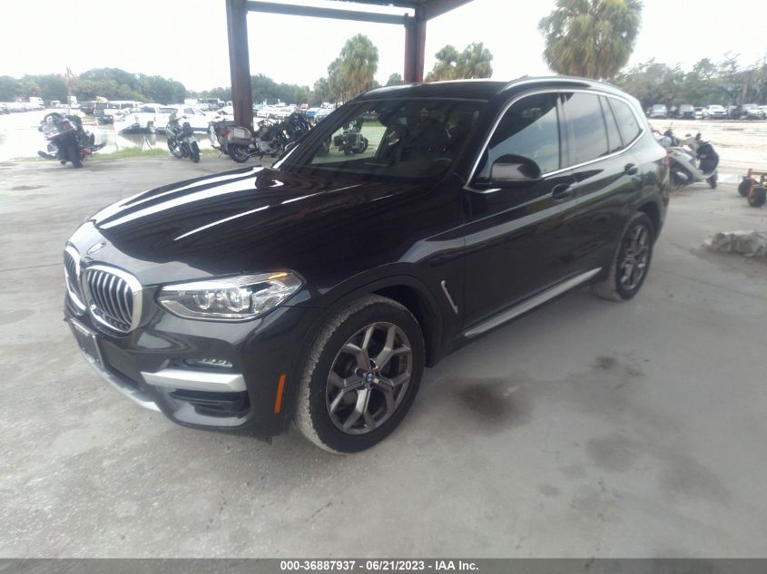 2021 BMW X3 XDRIVE30I - 5UXTY5C01M9D71721