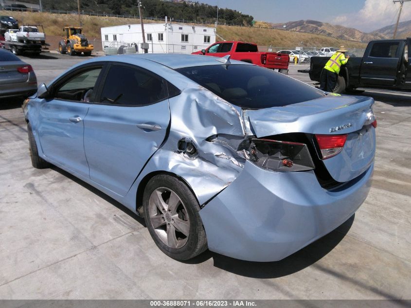 2013 HYUNDAI ELANTRA GLS PZEV - KMHDH4AE0DU800268