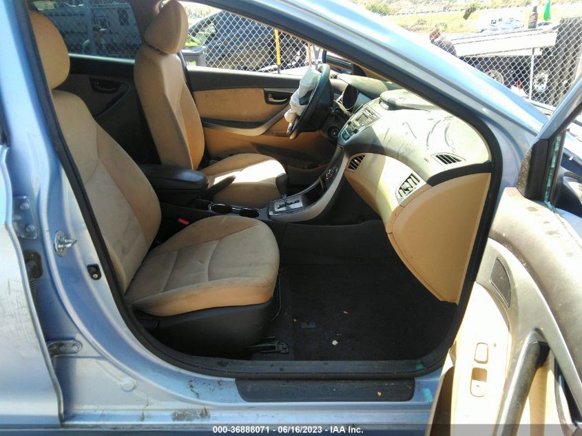 2013 HYUNDAI ELANTRA GLS PZEV - KMHDH4AE0DU800268