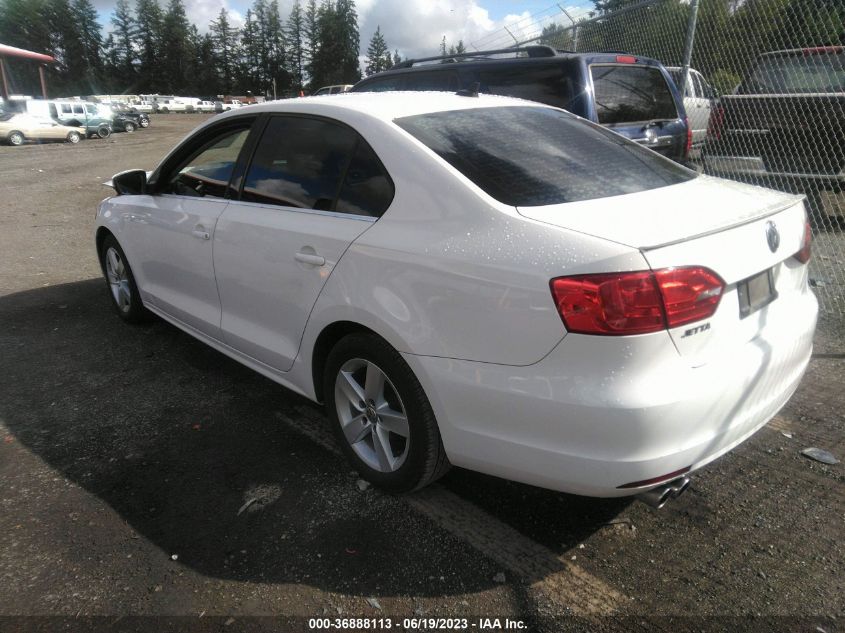 2013 VOLKSWAGEN JETTA SEDAN TDI W/PREMIUM - 3VWLL7AJ4DM446625