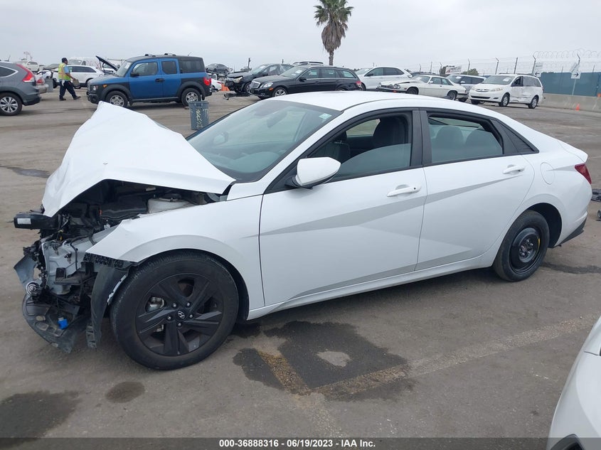 VIN 5NPLS4AG8MH021844 2021 HYUNDAI ELANTRA SEL