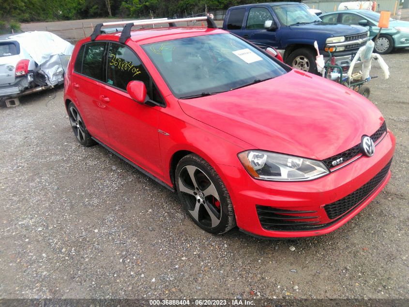 2015 VOLKSWAGEN GOLF GTI S - 3VW4T7AU9FM100510