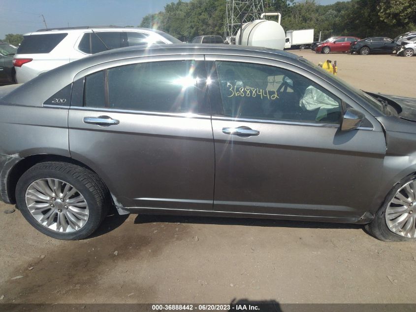 2013 CHRYSLER 200 LIMITED - 1C3CCBCG9DN757887