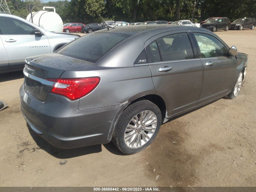 2013 CHRYSLER 200 LIMITED - 1C3CCBCG9DN757887
