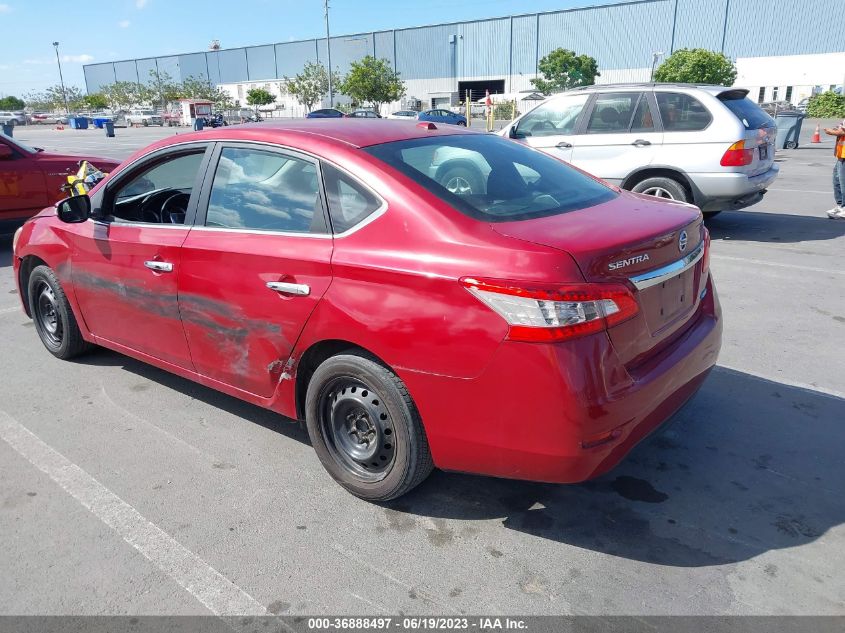 2013 NISSAN SENTRA S/SV/SR/SL - 3N1AB7AP7DL608208