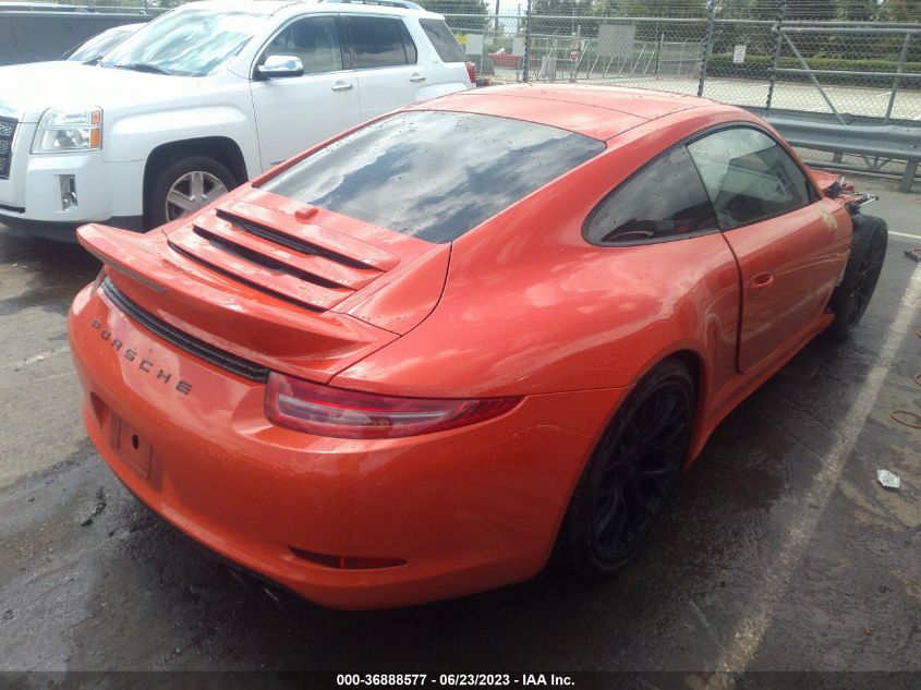 2016 PORSCHE 911 CARRERA - WP0AB2A94GS122396