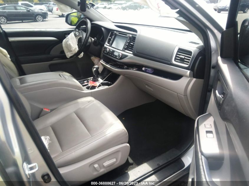 2017 TOYOTA HIGHLANDER HYBRID XLE - 5TDJGRFH2HS035584